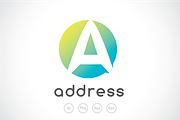 Address - Letter A Logo Template