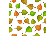 Leaves Seamless Pattern Vector Illustration