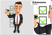 3D Businessman Checklist