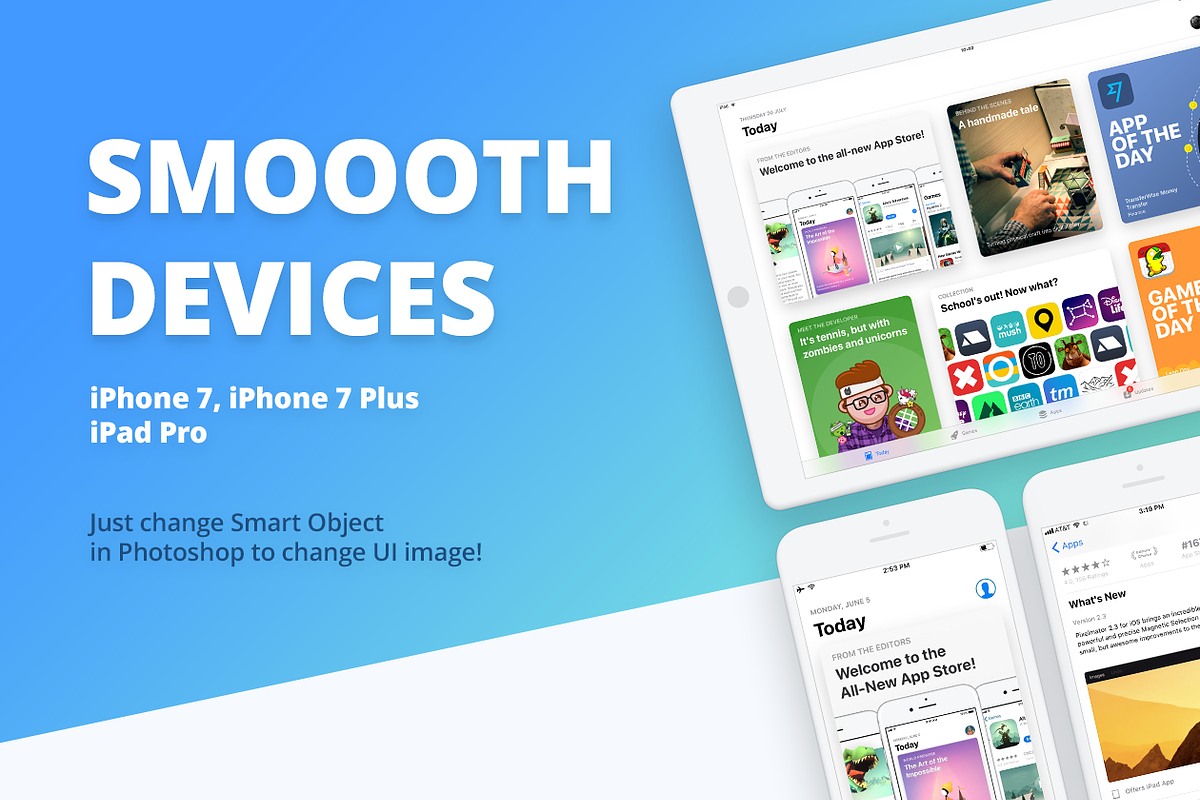 Smoooth Devices in Mobile & Web Mockups - product preview 8