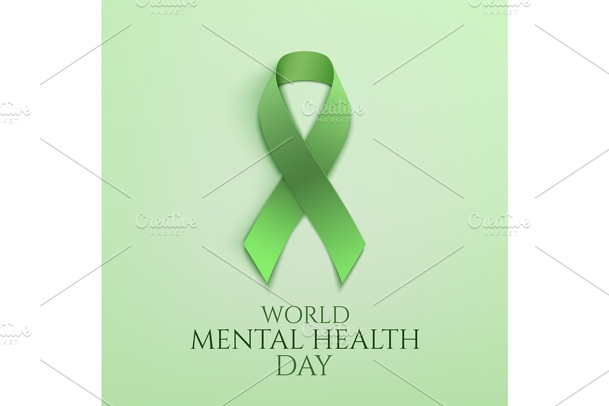 World mental health day background. in Objects - product preview 8