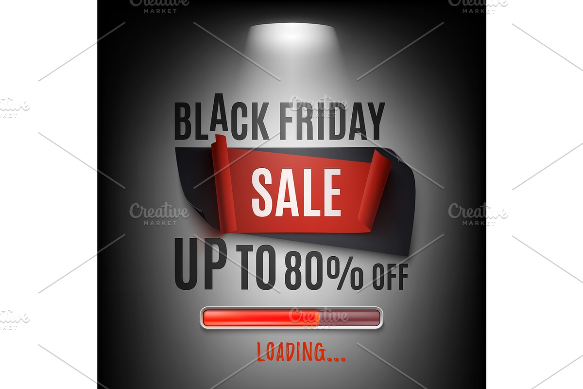 Black friday sale banner. Abstract design. in Illustrations - product preview 8