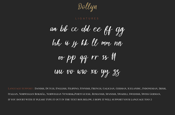 Dollyn Script - Casual Playful Font in Script Fonts - product preview 10