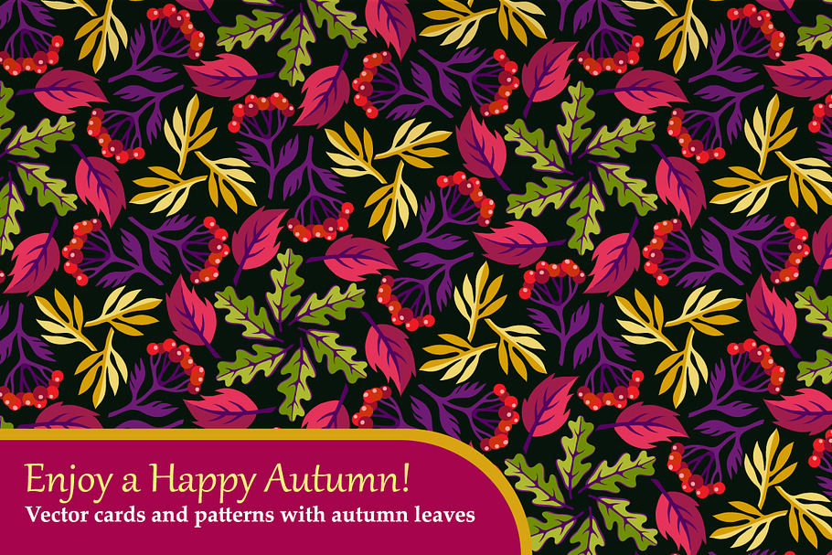 Autumn Graphic Set in Patterns - product preview 8