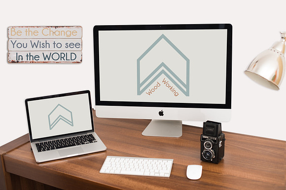 Desktop Imac and Iphone Mockup in Mobile & Web Mockups - product preview 5