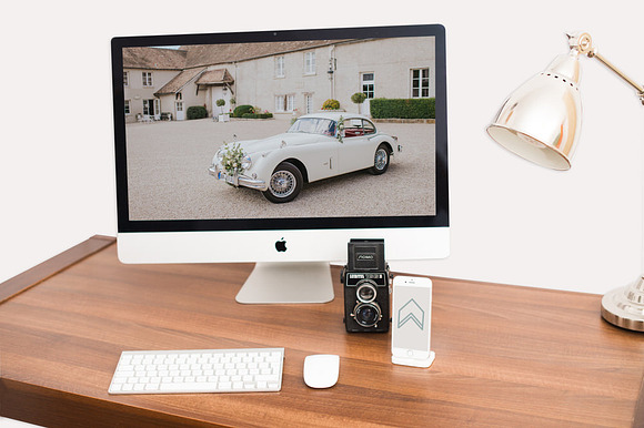 Desktop Imac and Iphone Mockup in Mobile & Web Mockups - product preview 7