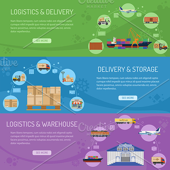 Internet Shopping and Delivery in Illustrations - product preview 6