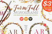 8 Farm Fall Wedding Monograms VIII