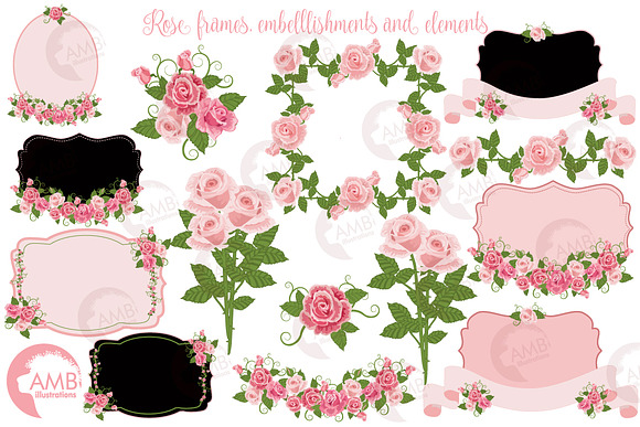 Rosalie's Roses graphics AMB-2255 in Illustrations - product preview 3