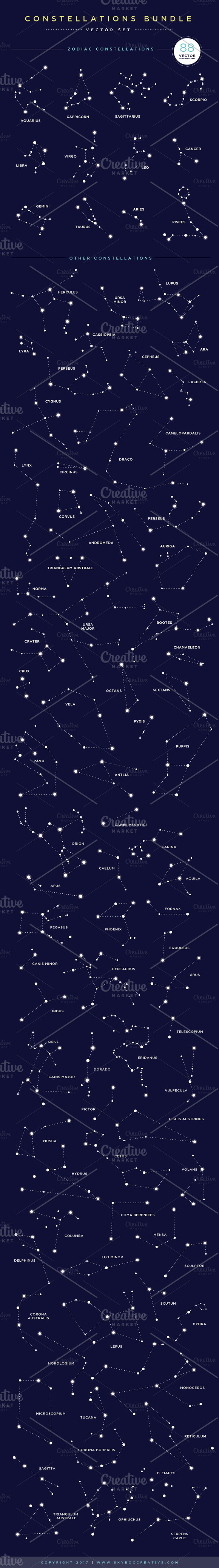 Constellations Vector Bundle in Illustrations - product preview 10