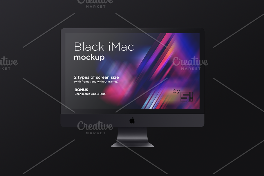 Black iMac Pro MockUp