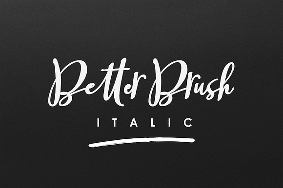 Better Brush in Script Fonts - product preview 2
