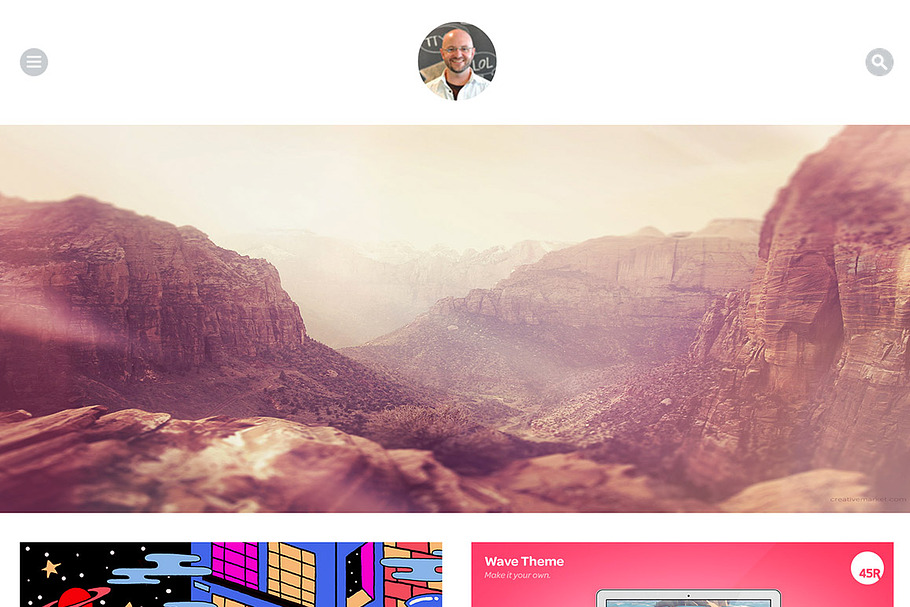 Wave in Tumblr Themes - product preview 8