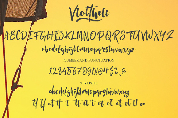Vlottheli in Script Fonts - product preview 10