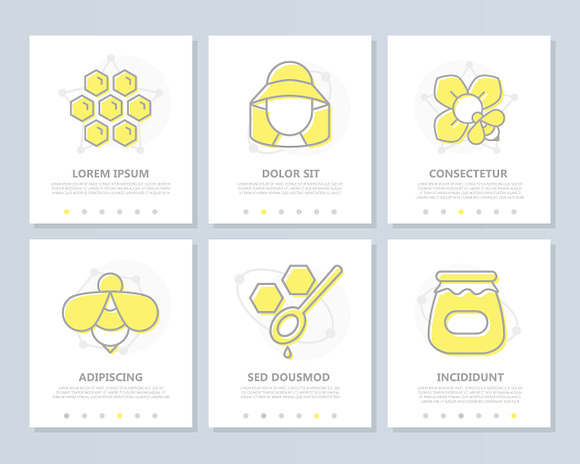 Set of vector honey line icons. Bee, honeycomb, barrel, beekeeper, dipper, jar, flower, beehive, pot, hexagon, beeswax, spoon and more. Editable Stroke. in Graphics - product preview 4