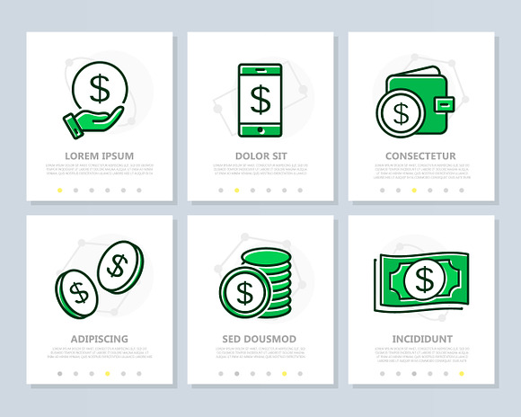 Set of vector bank and money line icons. Coin, cash, card, credit, atm, diamont, wallet, gold, deposit, purse, piggy, diamond, dollar, bag and more. Editable Stroke. in Icons - product preview 4