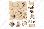 Make your own fantasy or treasure maps