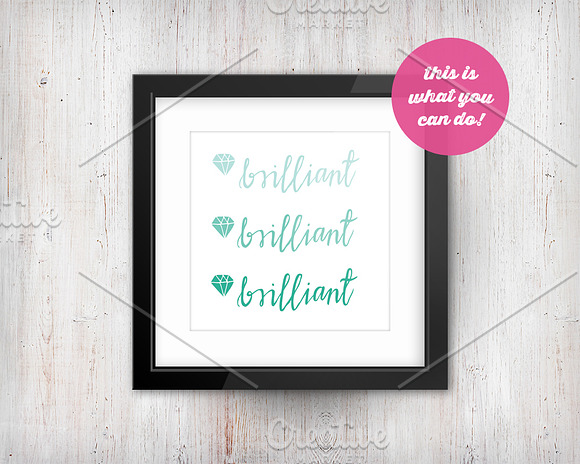 Square Frame Mockup on White Wood in Print Mockups - product preview 2