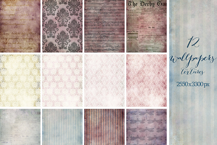 Vintage  textures in Textures - product preview 8