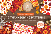 12 Thanksgiving Day Patterns + Bonus