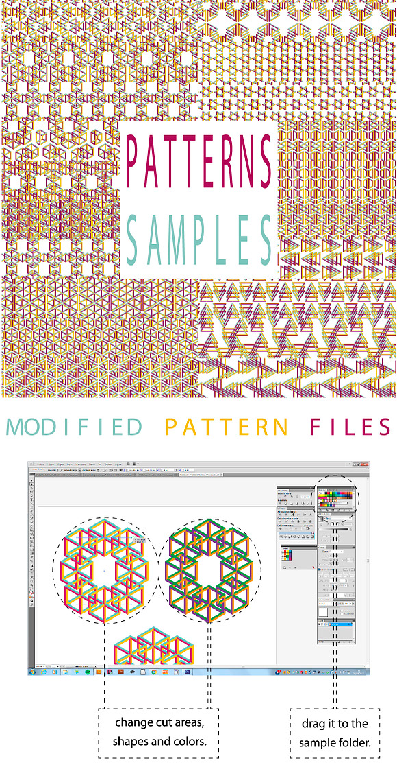 IMPOSSIBLE GEOMETRY SET in Patterns - product preview 2