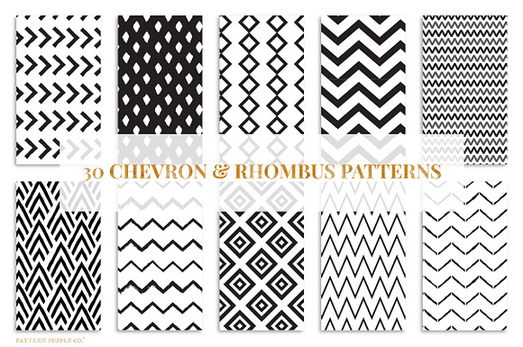 Chevron & Rhombus Patterns in Patterns - product preview 1