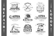9 Repair Logos Templates Vol.1