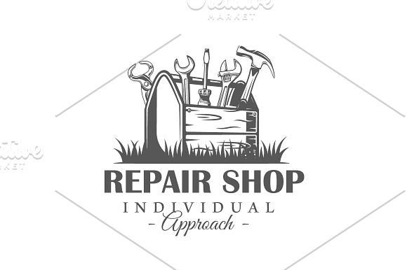 9 Repair Logos Templates Vol.2 in Logo Templates - product preview 8