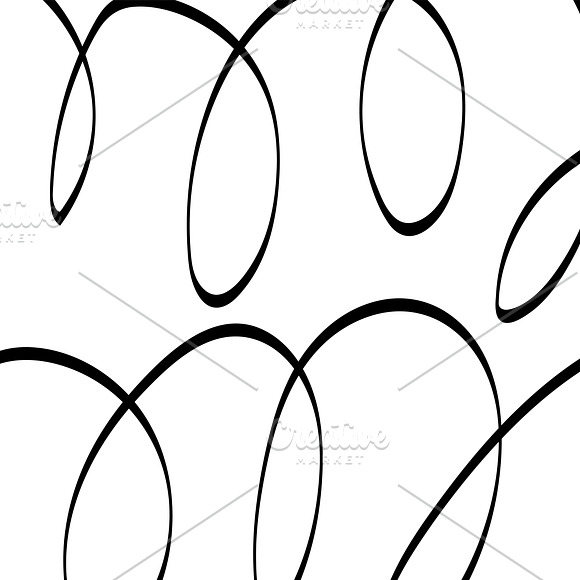 Black & White Scribbles in Patterns - product preview 1