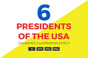 6 Presidents of the USA