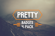 Pretty Badges 4 Templates