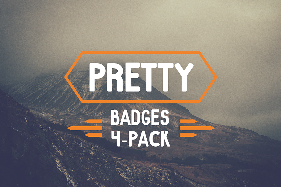 Pretty Badges 4 Templates in Logo Templates - product preview 8