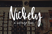 Nickely - A Textured Script
