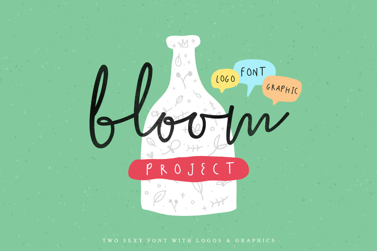 The Bloom Project in Script Fonts - product preview 8