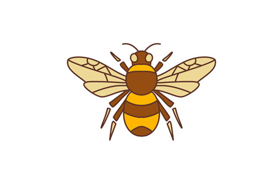 Bumble Bee Icon in Illustrations - product preview 8