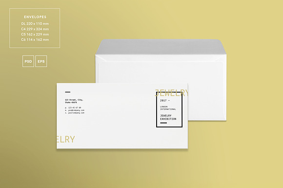Branding Pack | Jewelry Exhibition in Branding Mockups - product preview 2