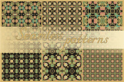 Set of seamless laced patterns