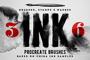 Procreate Ink brushes , set of 36