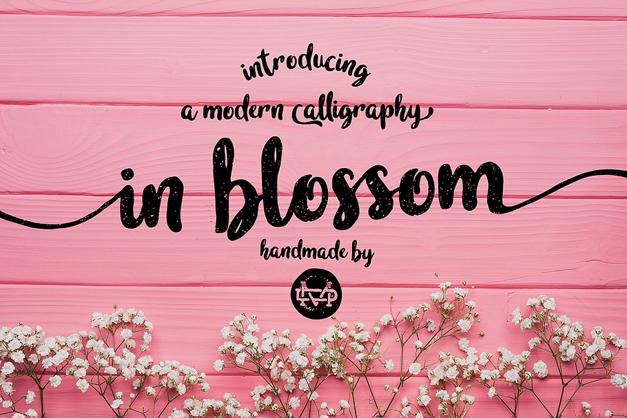 In blossom - Modern Calligraphy in Script Fonts - product preview 8