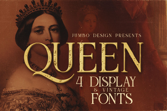 14 Vintage Display Fonts - 76 Fonts in Vintage Fonts - product preview 13