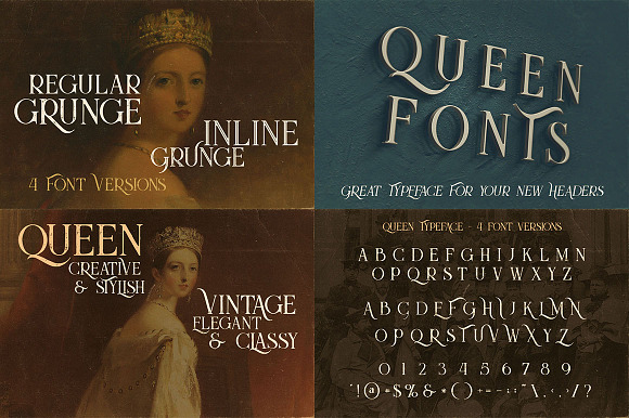 14 Vintage Display Fonts - 76 Fonts in Vintage Fonts - product preview 14