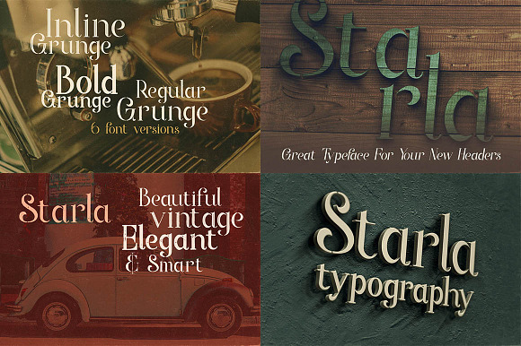 14 Vintage Display Fonts - 76 Fonts in Vintage Fonts - product preview 22