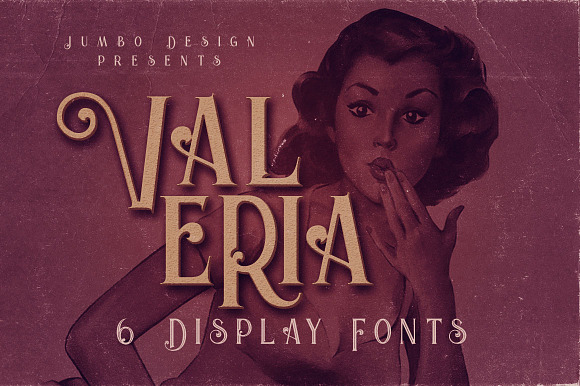 14 Vintage Display Fonts - 76 Fonts in Vintage Fonts - product preview 27