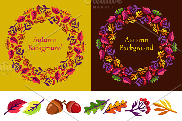 Autumn Graphic Set in Patterns - product preview 2