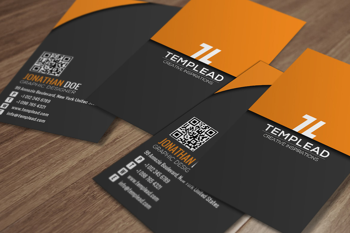 Corporate Business Card SE0260 in Card Templates - product preview 8