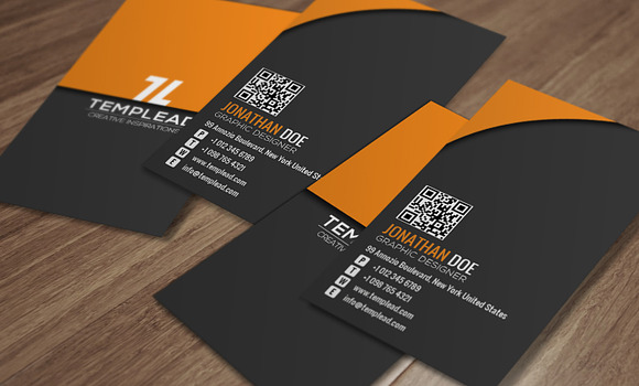 Corporate Business Card SE0260 in Card Templates - product preview 1