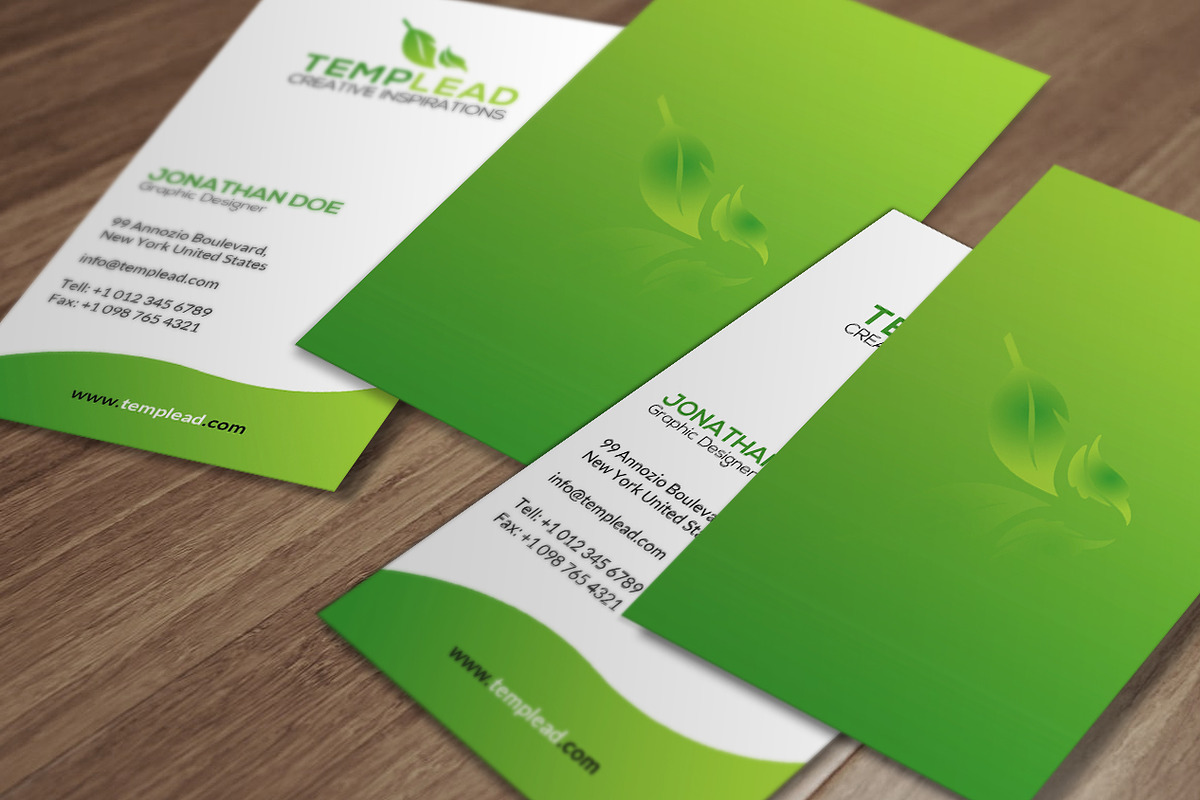 Corporate Business Card SE0261 in Card Templates - product preview 8