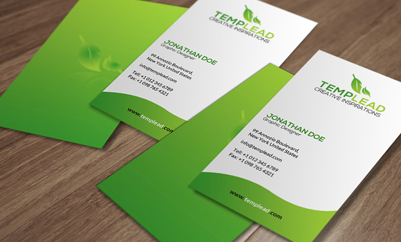 Corporate Business Card SE0261 in Card Templates - product preview 1