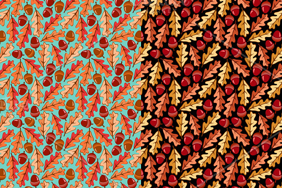 Autumn Graphic Set in Patterns - product preview 4