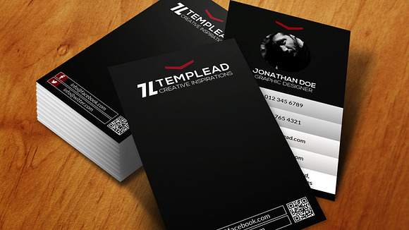 Corporate Business Card SE0263 in Card Templates - product preview 2
